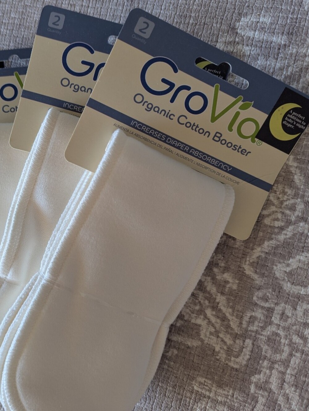 GroVia Organic Cotton Booster Pads